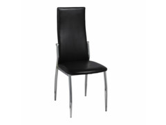  Jídelní židle 2 ks černé umělá kůže