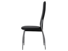  Jídelní židle 2 ks černé umělá kůže