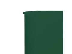 9dílná zástěna proti větru textil 1200 x 80 cm zelená