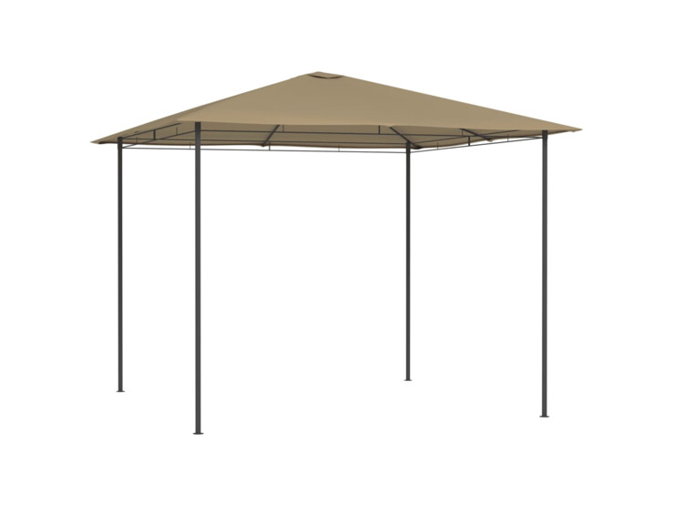 Altán 3 x 3 x 2,6 m taupe 160 g/m²