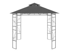 Altán 3 x 3 x 2,7 m antracitový 160 g/m²