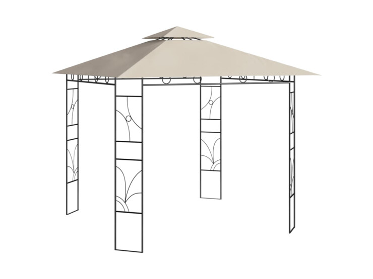 Altán 3 x 3 x 2,7 m krémový 160 g/m²