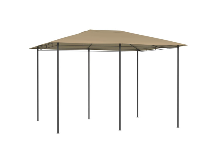 Altán 3 x 4 x 2,6 m taupe 160 g/m²