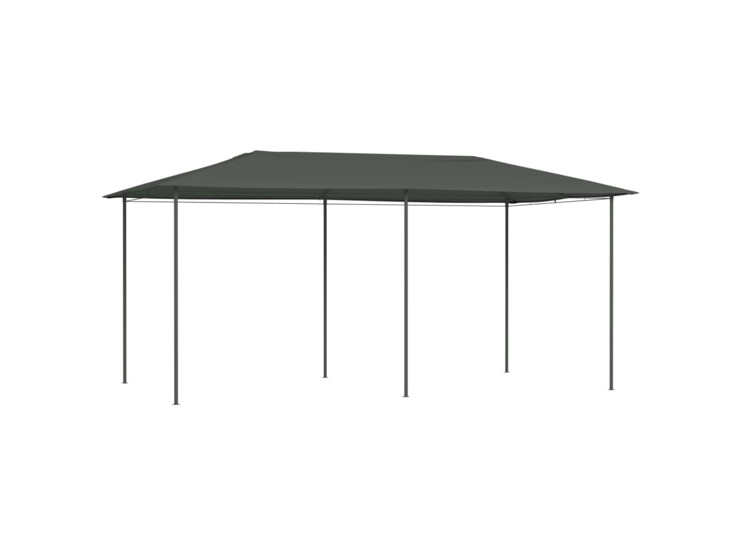 Altán 3 x 6 x 2,6 m antracitový 160 g/m²