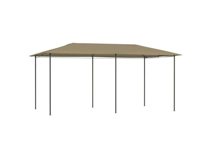 Altán 3 x 6 x 2,6 m taupe 160 g/m²