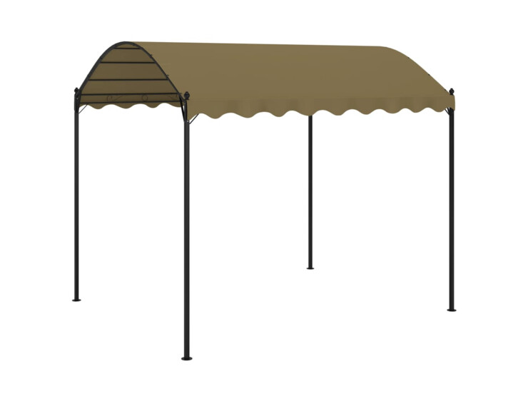 Altán 4 x 3 x 2,6 m taupe 180 g/m²