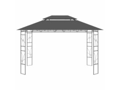 Altán 4 x 3 x 2,7 m antracitový 160 g/m²