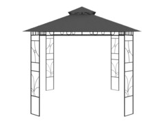 Altán 4 x 3 x 2,7 m antracitový 160 g/m²