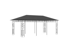 Altán s moskytiérou 6 x 3 x 2,73 m antracitový