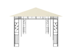 Altán s moskytiérou 6 x 3 x 2,73 m krémový