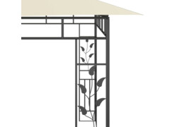 Altán s moskytiérou 6 x 3 x 2,73 m krémový