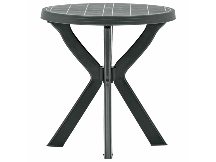 Bistro stolek antracitový Ø 70 cm plast