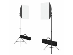 Foto studio set se softboxy a odraznou deskou