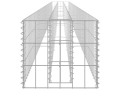 Gabionový vyvýšený záhon pozinkovaná ocel 450 x 30 x 30 cm