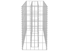 Gabionový vyvýšený záhon pozinkovaná ocel 90 x 30 x 60 cm