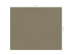 Koberec do stanu 250 x 300 cm taupe