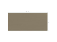 Koberec do stanu 250 x 550 cm taupe