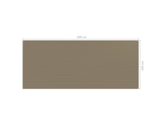 Koberec do stanu 250 x 600 cm taupe