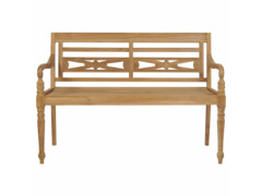 Lavice Batavia 120 cm teak