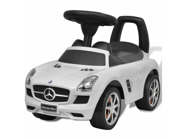 Mercedes Benz dětské auto / odrážedlo bílé