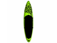 Nafukovací SUP paddleboard 320 x 76 x 15 cm zelený