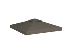 Náhradní dvojitá střecha na altán 310 g/m² 3 x 3 m barva taupe