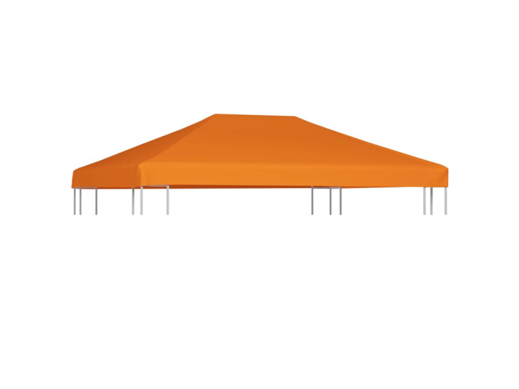 Náhradní střecha na altán 310 g/m² 4 x 3 m oranžová