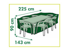 Nature Plachta na zahradní nábytek pro obdélníkové stoly 225x143x90 cm