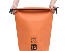 Nepromokavý vak oranžový 15 l PVC