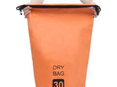 Nepromokavý vak oranžový 30 l PVC