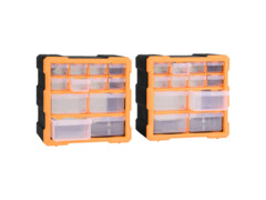 Organizéry s 12 zásuvkami 2 ks 26,5 x 16 x 26 cm