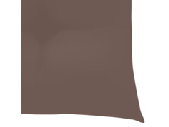 Podušky na židle 2 ks taupe 50 x 50 x 7 cm textil