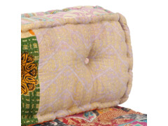 Pouf patchwork textil