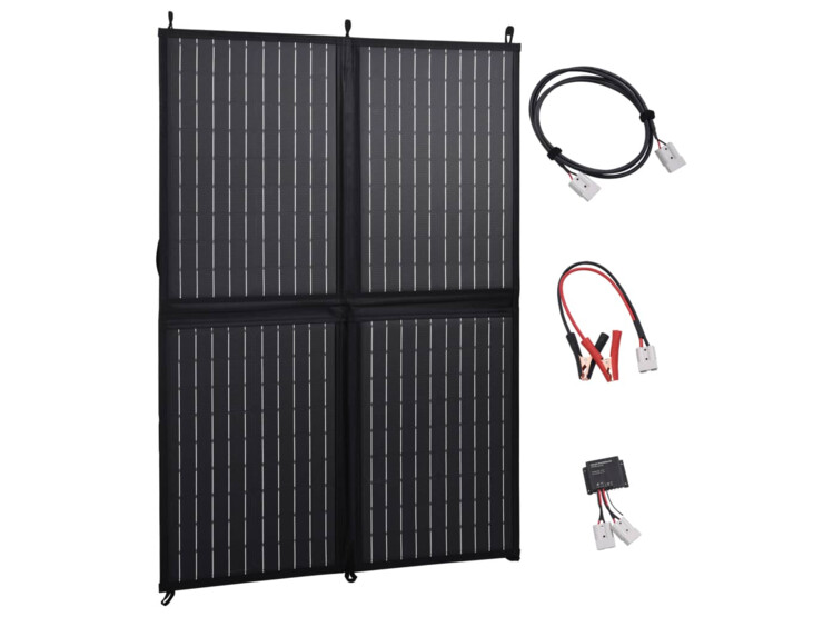 Skládací solární nabíječka 100 W 12 V