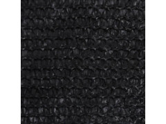 Stínící plachta 160 g/m² černá 2,5 x 2,5 m HDPE