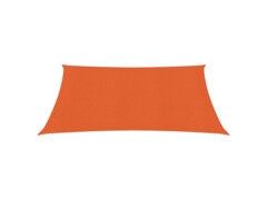 Stínící plachta 160 g/m² oranžová 2 x 2,5 m HDPE