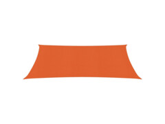 Stínící plachta 160 g/m² oranžová 2 x 3,5 m HDPE