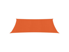 Stínící plachta 160 g/m² oranžová 2 x 4 m HDPE