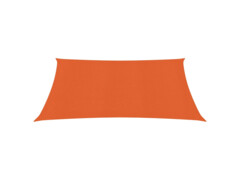 Stínící plachta 160 g/m² oranžová 2,5 x 2,5 m HDPE