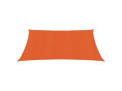 Stínící plachta 160 g/m² oranžová 3,6 x 3,6 m HDPE