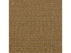 Stínící plachta 160 g/m² taupe 2,5 x 2,5 m HDPE