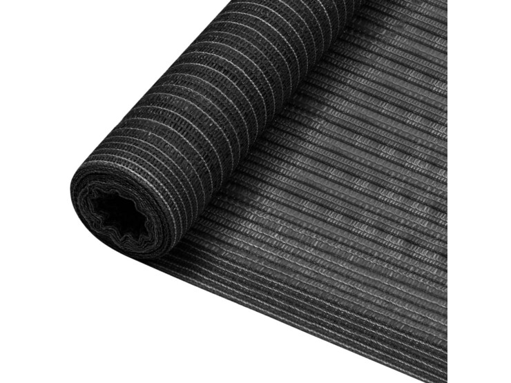 Stínící tkanina antracitová 1,5 x 10 m HDPE 150 g/m²