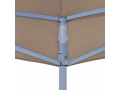 Střecha k party stanu 4,5 x 3 m taupe 270 g/m²