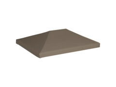 Střecha na altán 310 g/m² 3 x 4 m barva taupe