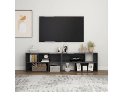 TV skříňka betonově šedá 149 x 30 x 52 cm dřevotříska