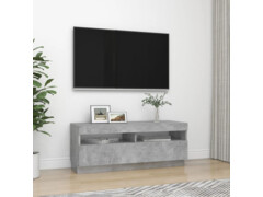 TV skříňka s LED osvětlením betonově šedá 100 x 35 x 40 cm