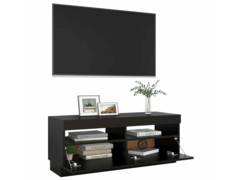 TV skříňka s LED osvětlením černá 100 x 35 x 40 cm