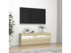 TV skříňka s LED osvětlením dub sonoma 100 x 35 x 40 cm