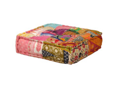  2místný modulární pouf patchwork textil