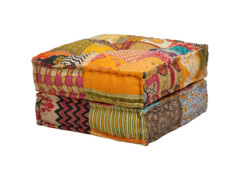  2místný modulární pouf patchwork textil